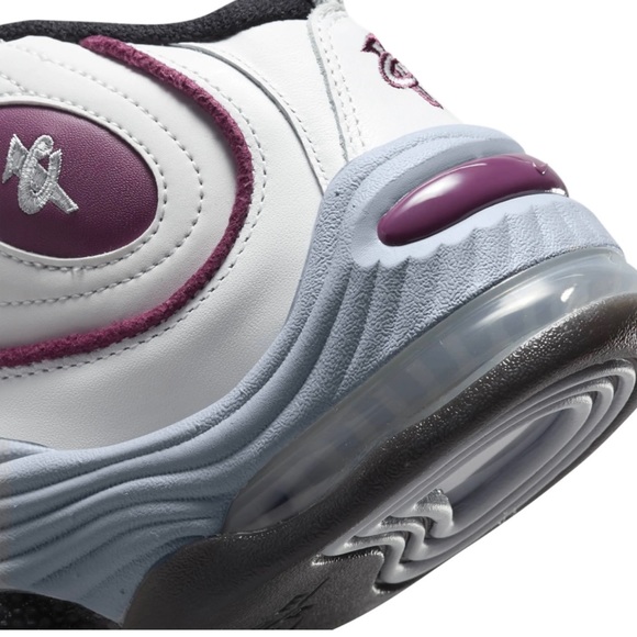 New - Nike Women’s Air Penny 2 “Rosewood” - White and Rosewood  -size 8 Not worn - Picture 7 of 8